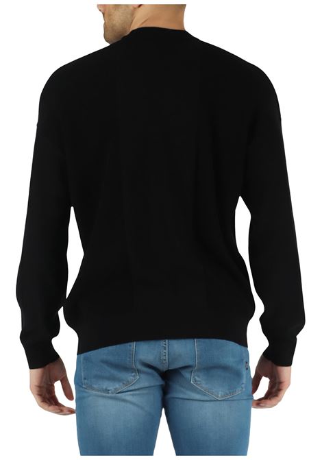 Ribbed jumper with reverse plain-knit inserts EMPORIO ARMANI | sweaters | 3D1MXH 1MPIZ0999
